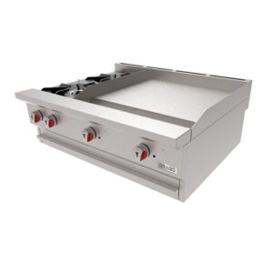 Estufa combinada CG-20 PD 2 parrillas con plancha