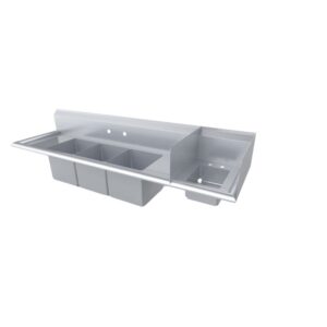 Fregadero triple F4T-151514-12L
